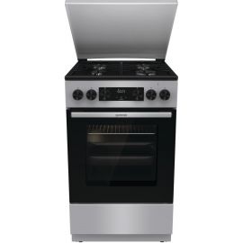 Gorenje Плита комбінована, 70л, 50x60см, дисплей, IconLed, емальовані, нерж