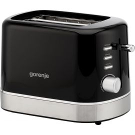 Gorenje Тостер 850Вт, підігрів, розморожування, пластик, чорний