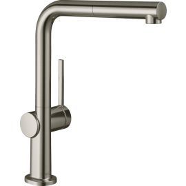 Hansgrohe Змішувач для кухні Talis M54, довж.виливу - 215мм, витяжний, 1важіль, KM270, сталь