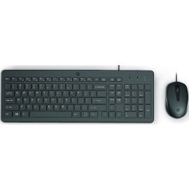 HP Комплект клавіатура та миша 150, USB-A, EN/RU, чорний