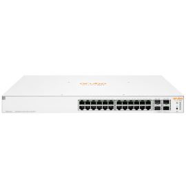 HPE Комутатор Aruba Instant On 1930 24G Class4 PoE 4SFP/SFP+ 370W Switch, 24xGE, 4xGE SFP ports, LT Warranty