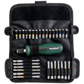 Metabo Викрутки набір 30шт, 29 біт, SL, PH, PZ, Torx, H