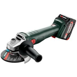 Metabo Шліфмашина кутова акумуляторна W 18 L 9-125, 125мм, Li-Power, 2*18В, 4Аг, 8500об/хв, М14, 2.3кг
