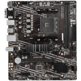 MSI Материнcька плата A520M PRO sAM4 A520 2xDDR4 M.2 HDMI DVI DP mATX