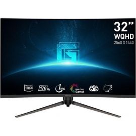 MSI Монітор 31.5" G32CQ5P 2xHDMI, DP, Audio, VA, 2560x1440, 170Hz, 1ms, sRGB 115%, CURVED, AdaptiveSync, HAS