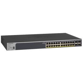 NETGEAR Комутатор GS728TP 24xGE PoE, 4xSFP, 190Вт, Керований L2