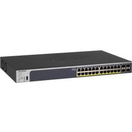 NETGEAR Комутатор GS728TPP 24xGE PoE, 4xSFP, 384Вт, Керований L2