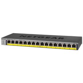 NETGEAR Комутатор GS116LP 16xGE PoE, 76Вт, Некерований