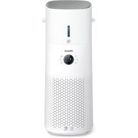 Philips Кліматичний комплекс очист+зволож. Series 3000, 130м2, 505м3/год, диспл., НЕРА,попередн.вугільних. фільтр, Wi-Fi, 6 реж., біл