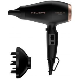 Rowenta Фен Compact PRO+, 2200Вт, 2 режими, дифузор, іоніз-я, хол. обдув, чорний