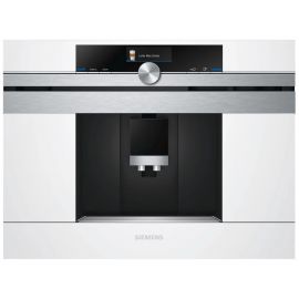Siemens Кавомашина вбудовувана, 2.4л, зерно+мелена, автомат.капуч, LED-дисплей, авторецептів -30, білий