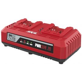 Skil Зарядний пристрій 3128 AA 20В, 2.4А, двопортовий, 0.9 кг