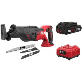 Skil Пила шабельна акумуляторна 3480 CB XP 20В 1х2.5А-год пропил 265мм хід 29мм 2.9кг