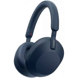 Sony Навушники Over-ear WH-1000XM5 BT 5.2, ANC, Hi-Res, AAC, LDAC, Wireless, Mic, Синій