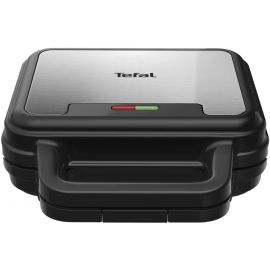 Tefal Мультимейкер UltraCompact 3in1 700Вт, тефлон, 3 пластини, корпус-метал, чорно-сірий