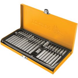 Tolsen Біти, набір 40шт, 3/8", HX, M, Torx, кейс