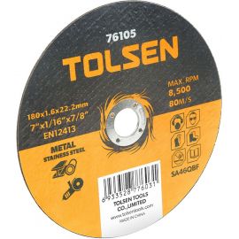 Tolsen Диск відрізний по металу, 125х1.0х22.2мм