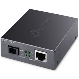 TP-Link Медіаконвертер TL-FC111B-20 1xFE, 100Base-LX, SM, WDM, 20km, SC. PoE