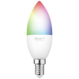 Trust Лампа розумна E14 470 Lumen, 1800-6500k, RGBCW, білий