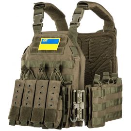 2E Tactical Плитоноска, Тип 3, Combat, швидке скидання, зелена
