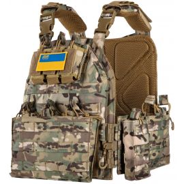 2E Tactical Плитоноска, Тип 4, Assault, швидке скидання, камуфляж