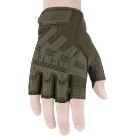 2E Tactical Рукавиці тактичні, безпалі, XL, зелені