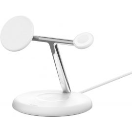 Belkin Зарядний пристрій бездротовий 3в1 Magnetic Qi2 15Вт, білий