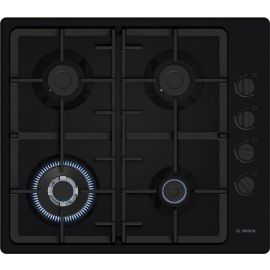 Bosch Варильна поверхня газова, 60см, чавун, WOK,чорний