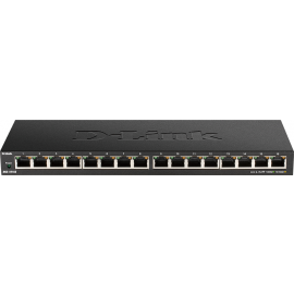 D-Link Комутатор DGS-1016S 16xGE, Некерований