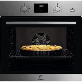 Electrolux Духова шафа електрична, 72л, A, пара, дисплей, конвекція, телескопічні напрямні, нерж