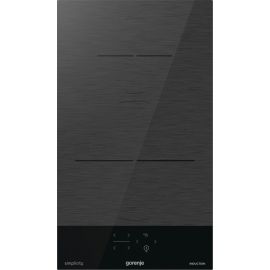 Gorenje Варильна поверхня індукційна, 30см, Доміно, PowerBoost, поєднання конфорок, чорний