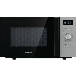 Gorenje Мікрохвильова піч, 20л, електр. керув., 800Вт, гриль, дисплей, 11 програм, нерж