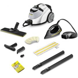 Karcher Пароочисник SC 5 EasyFix Iron, 2250Вт, 1500мл, 4.2Бар, праска, швабра, білий