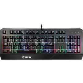 MSI Клавіатура мембранна Vigor GK20 UA 104key, USB-A, EN/UKR/RU, ColorLED, чорний