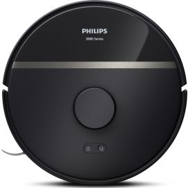 Philips Робот-пилосос Series 3000, h=34см, вологе прибирання, конт пил -0.35л, вода -0.3л, автон. робота до 200хв, НЕРА 11, чорний