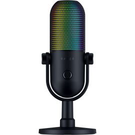 Razer Мікрофон геймінговий Seiren V3 Chroma, Uni, RGB, USB-A, 2м, чорний