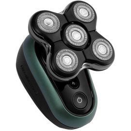 Remington Бритва електр. роторна RX7 ULTIMATE, бритв.головок-5, Li-Ion, сух.+волог., тример, чорно-зелений