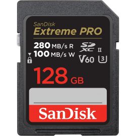 SanDisk Карта пам'яті SD 128GB C10 UHS-II U3 R280/W100MB/s Extreme Pro V60