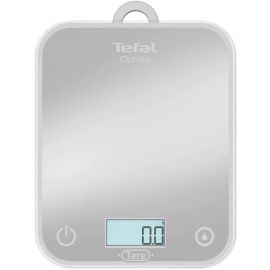 Tefal Ваги кухонні Optiss, 5кг, AAAx2 в комплекті, скло, срібло