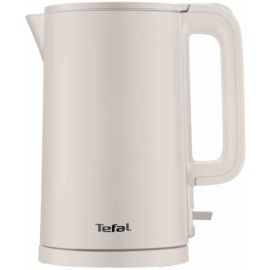 Tefal Електрочайник Thermo Protect, 1.5л, пластик, нержавіюча сталь, бежевий