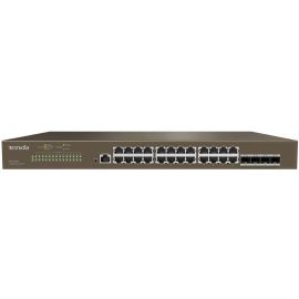 Tenda Комутатор TEG5328F 24xGE, 4xSFP, L3, Керований