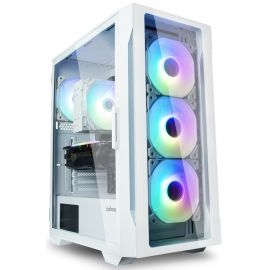 Zalman Корпус I3 Neo TG, без БЖ, 1xUSB3.0, 2xUSB2.0, 4x120mm RGB fans, TG Side/Front Panel, ATX, білий