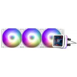 Zalman Система рідинного оxолодження Alpha 2DS A36 ARGB, LGA1851, 1700, 1200, 115x, AM5, AM4, TDP 350W, білий