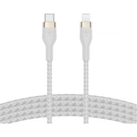 Belkin Кабель USB-С - Lightning BRAIDED SILICONE 1m White
