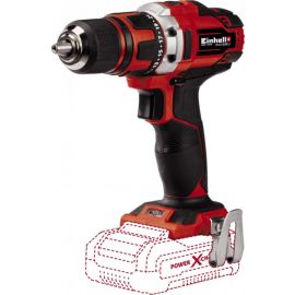 Einhell Шуруповерт-дриль TE-CD 18/40 Li-Solo, PXC, акум., ШЗП, 40Нм, 400/1500 об/хв, 1.25кг, (без АКБ та ЗП)