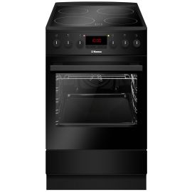 Hansa Плита електрична склокерамічна, 65л, 50x60см, дисплей, конвекція, чорний