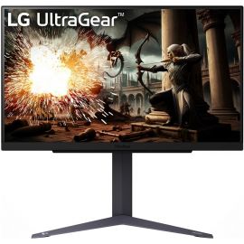 LG Монітор 27" 27GS75Q-B 2xHDMI, DP, Audio, IPS, 2560x1440, 200Hz, 1ms, sRGB 99%, G-SYNC, FreeSync, Pivot, HDR10