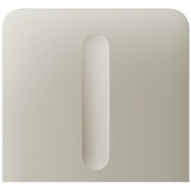 Ajax Кнопка бічна для одноклавішного вертикального вимикача димера SideButton Vertical Dimmer 1-gang 2-way for LightSwitch, Jeweler, бездротовий, ivory