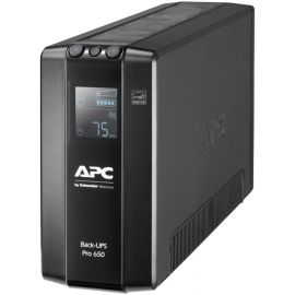 APC Джерело безперебійного живлення Back-UPS Pro 650VA/390W, LCD, USB, 6xC13