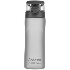 ARDESTO Пляшка для води, 600мл, пластик, сірий